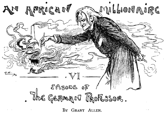 Original title art for Episode 6 of An african Millionaire