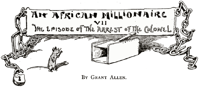 Original title art for Episode 7 of An african Millionaire