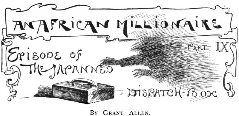 Original title art for Episode 9 of An african Millionaire